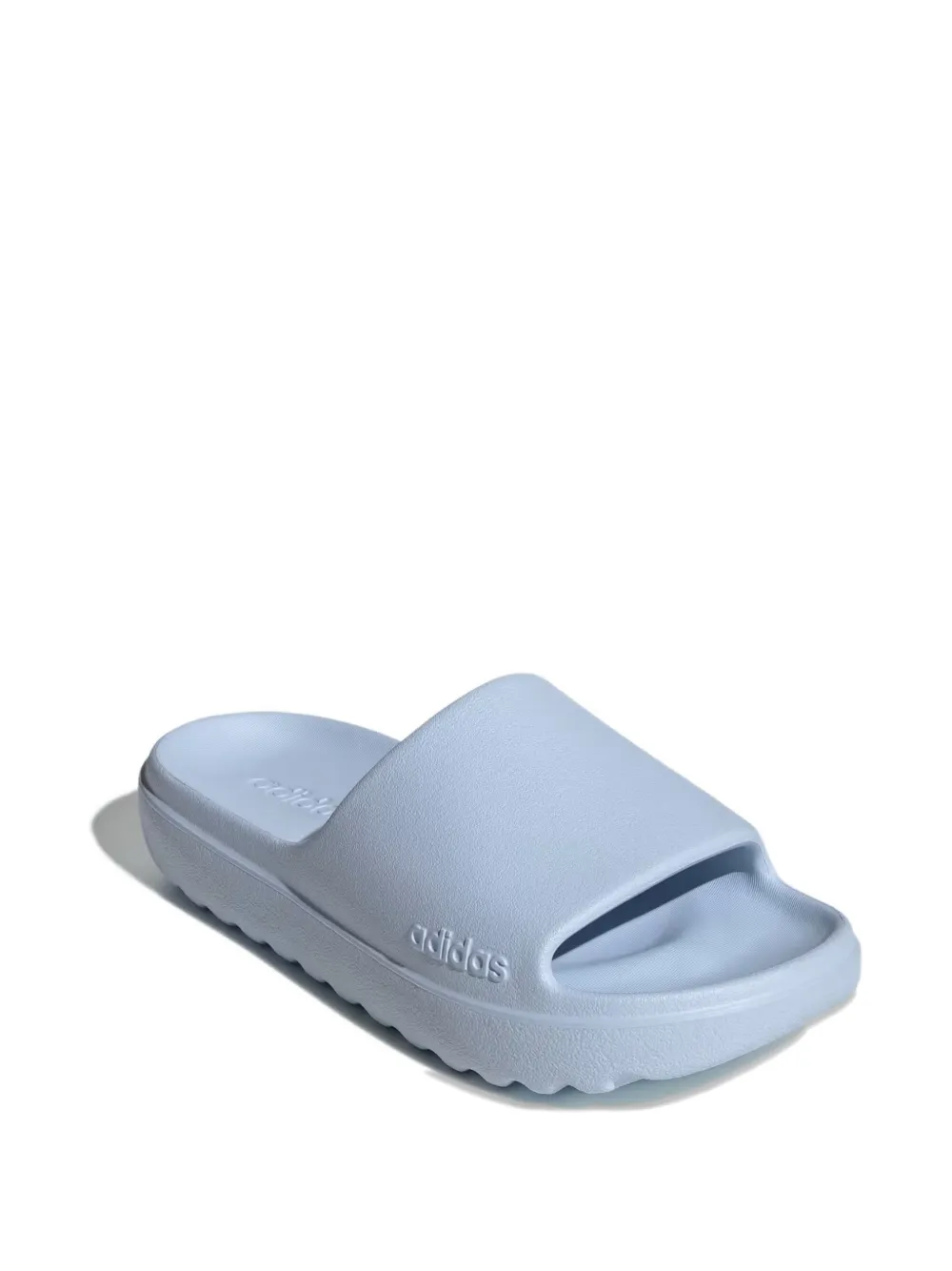 adidas Adilette Lumia slippers met plateauzool Blauw