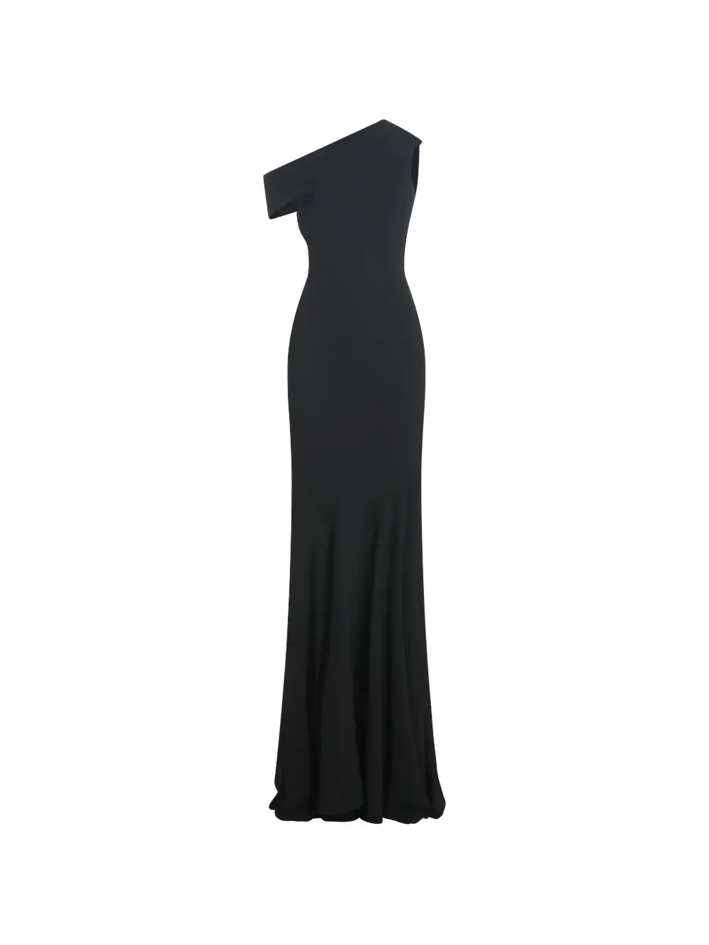 Collini Milano Annna one-shoulder maxi dress - Nero