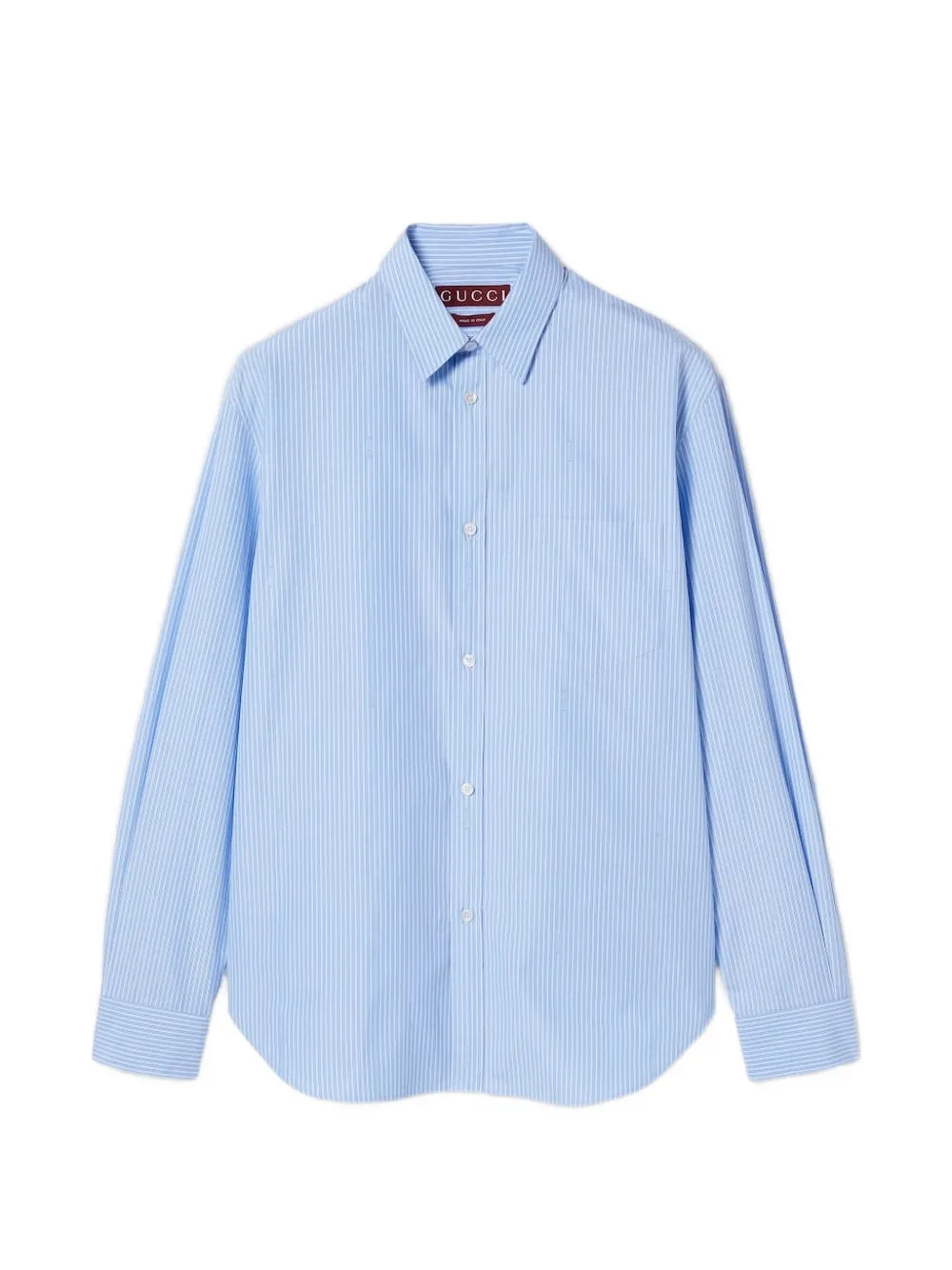 Gucci striped pocket shirt - Blau