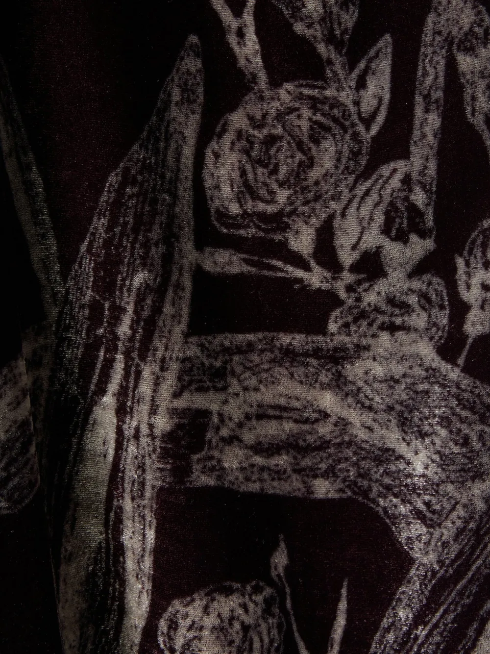 La DoubleJ Midi-jurk met bloemenprint Paars