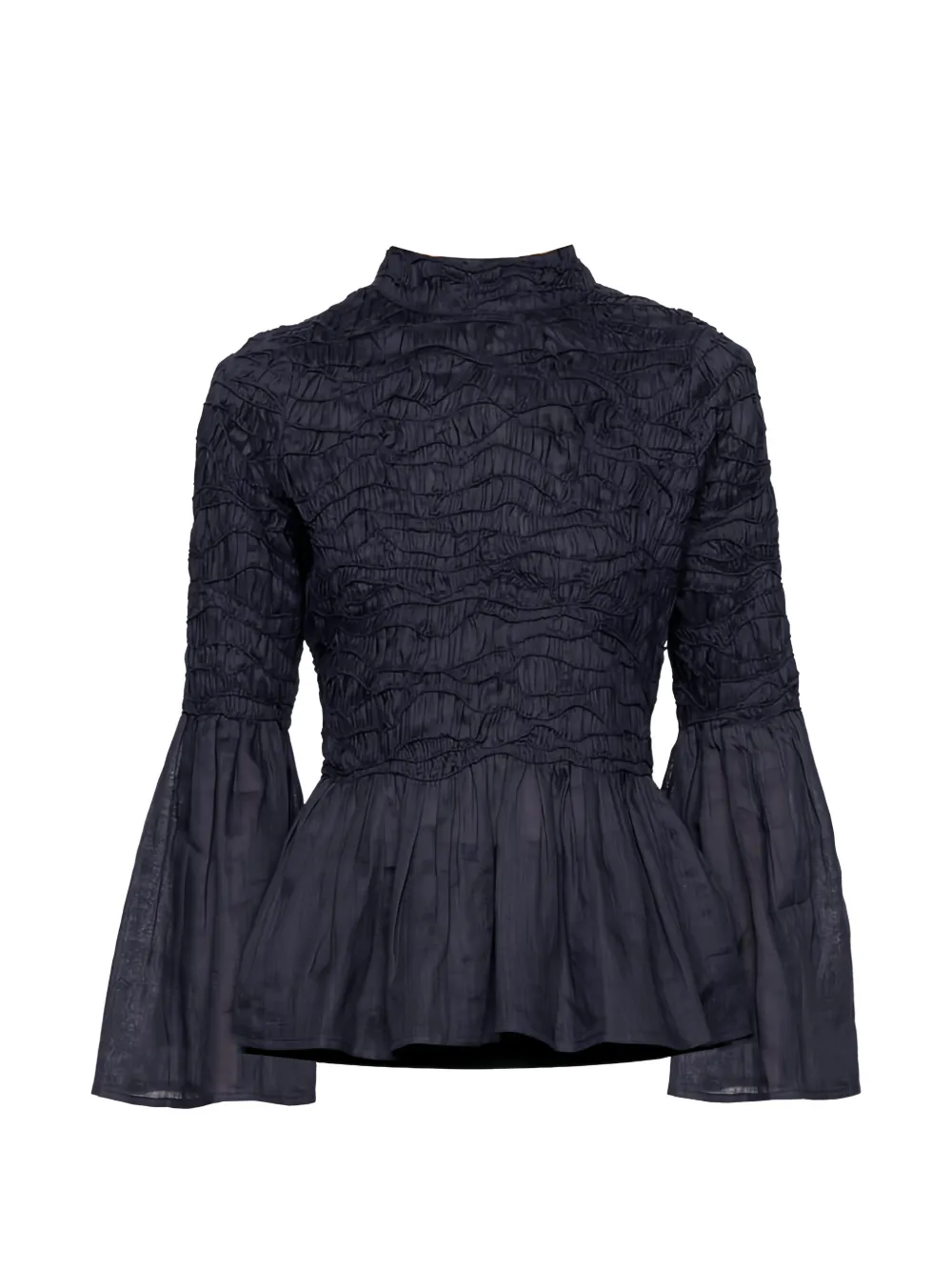 Sea Imogen Soild long-sleeved top - Blu