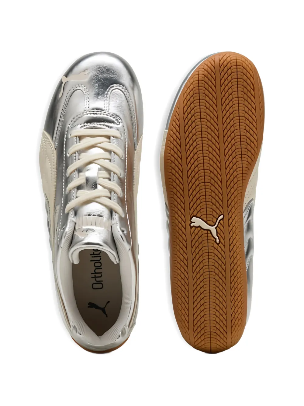 PUMA Speedcat leren sneakers Zilver