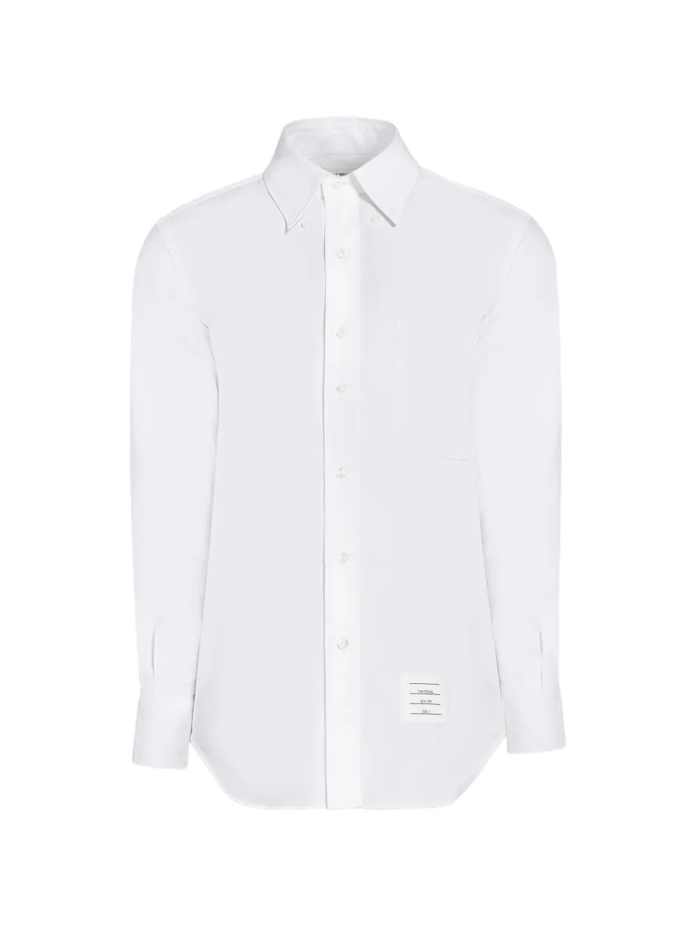 Thom Browne Oxford long-sleeved cotton shirt - Bianco