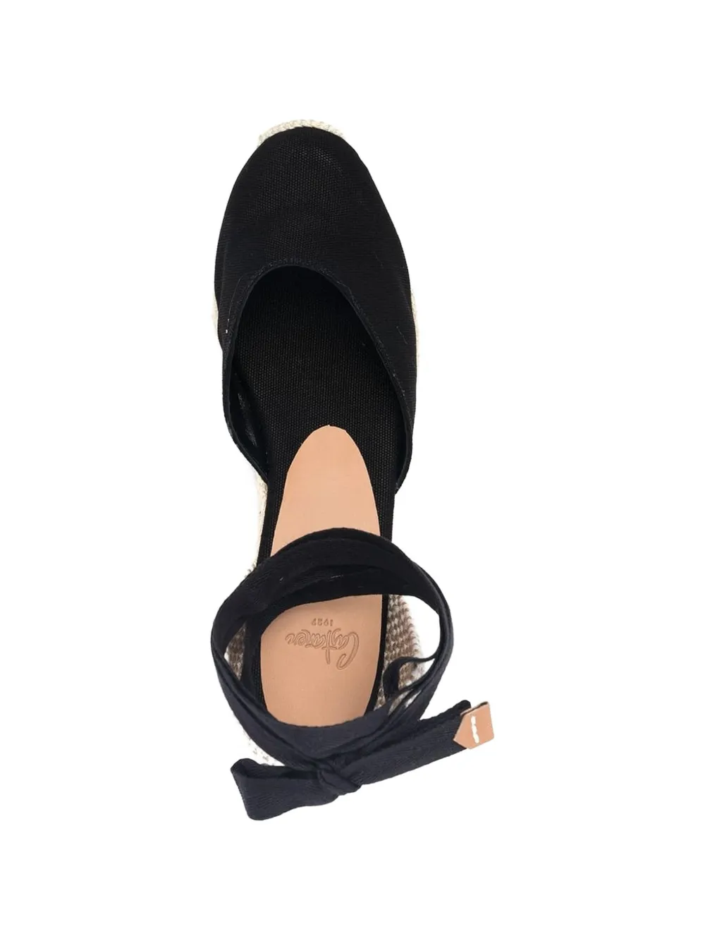 Castañer Espadrilles met enkelstrik Zwart