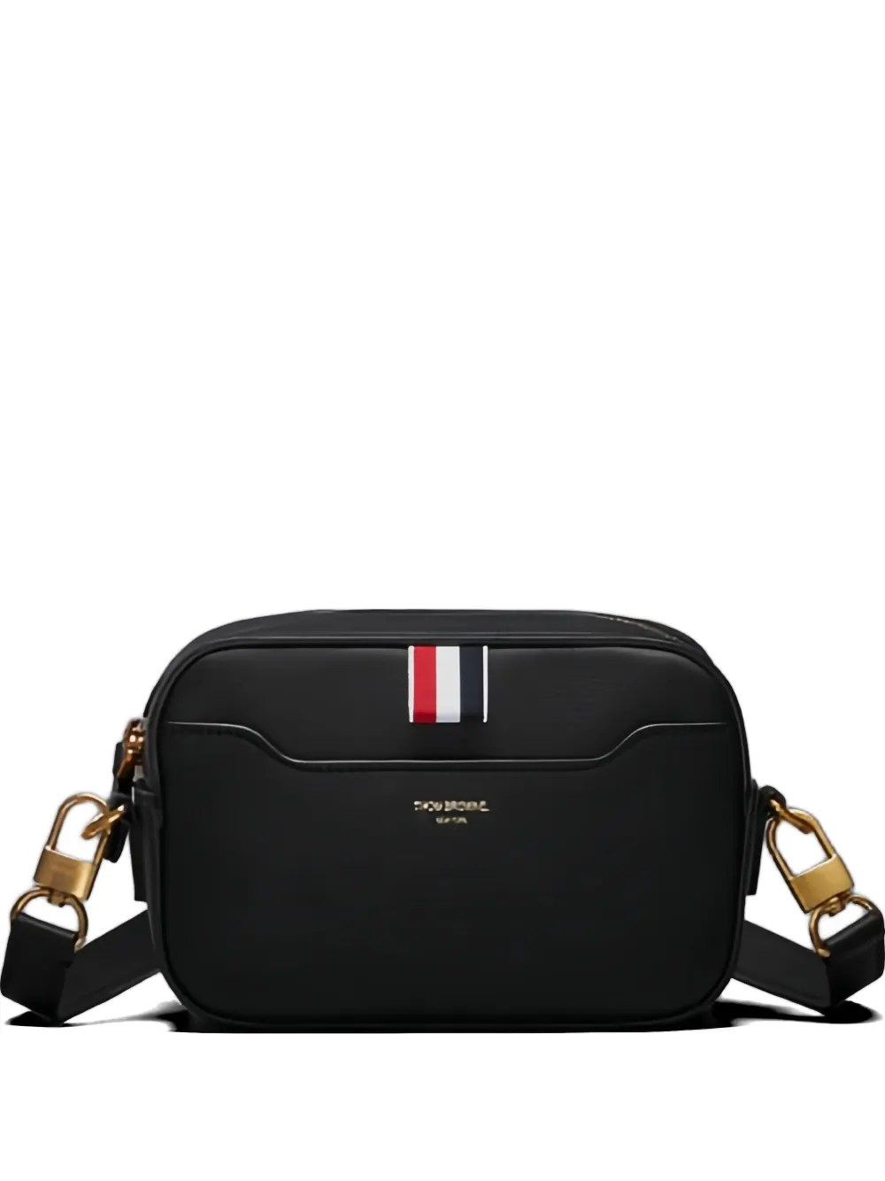 Thom Browne small leather camera bag - Nero