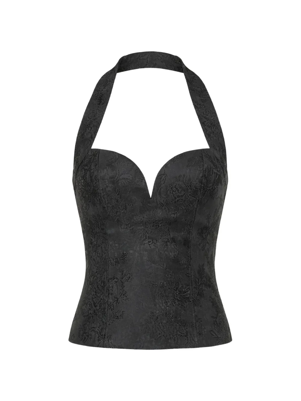 Reformation Astrid floral-print top - Nero