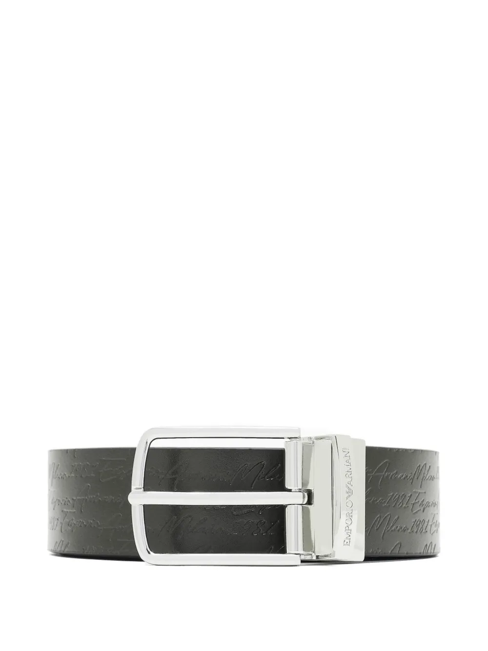 Emporio Armani Tongue reversible belt - Nero