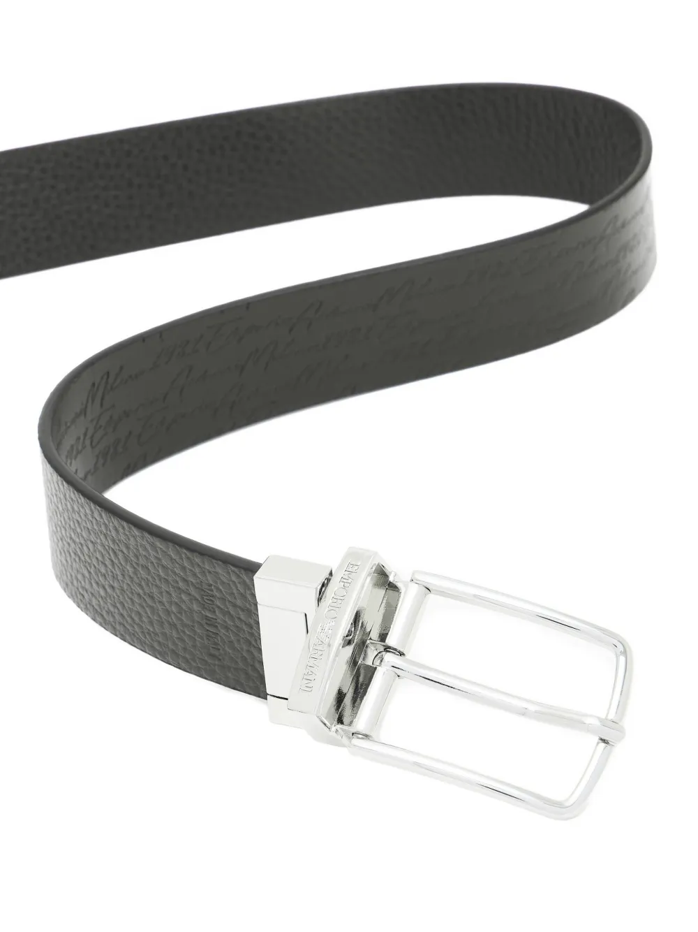 Emporio Armani Omkeerbare riem Zwart