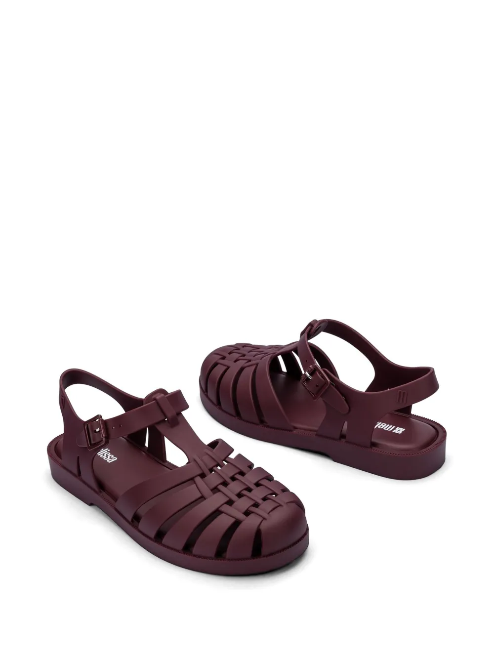 Melissa Possession geweven sandalen met gesp Paars