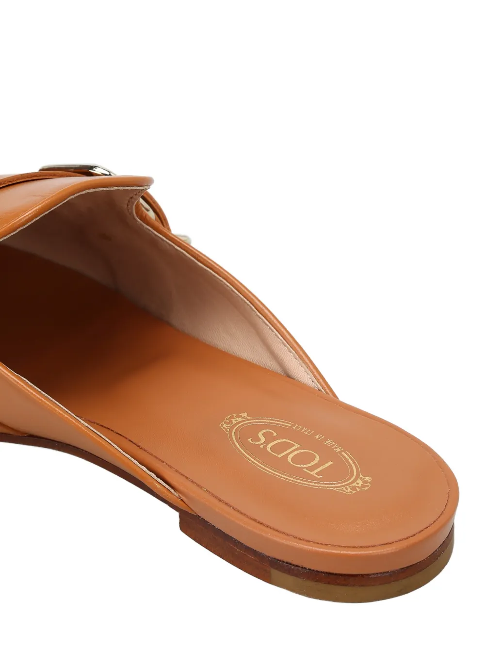 Tod's buckle tassel leather mules Bruin