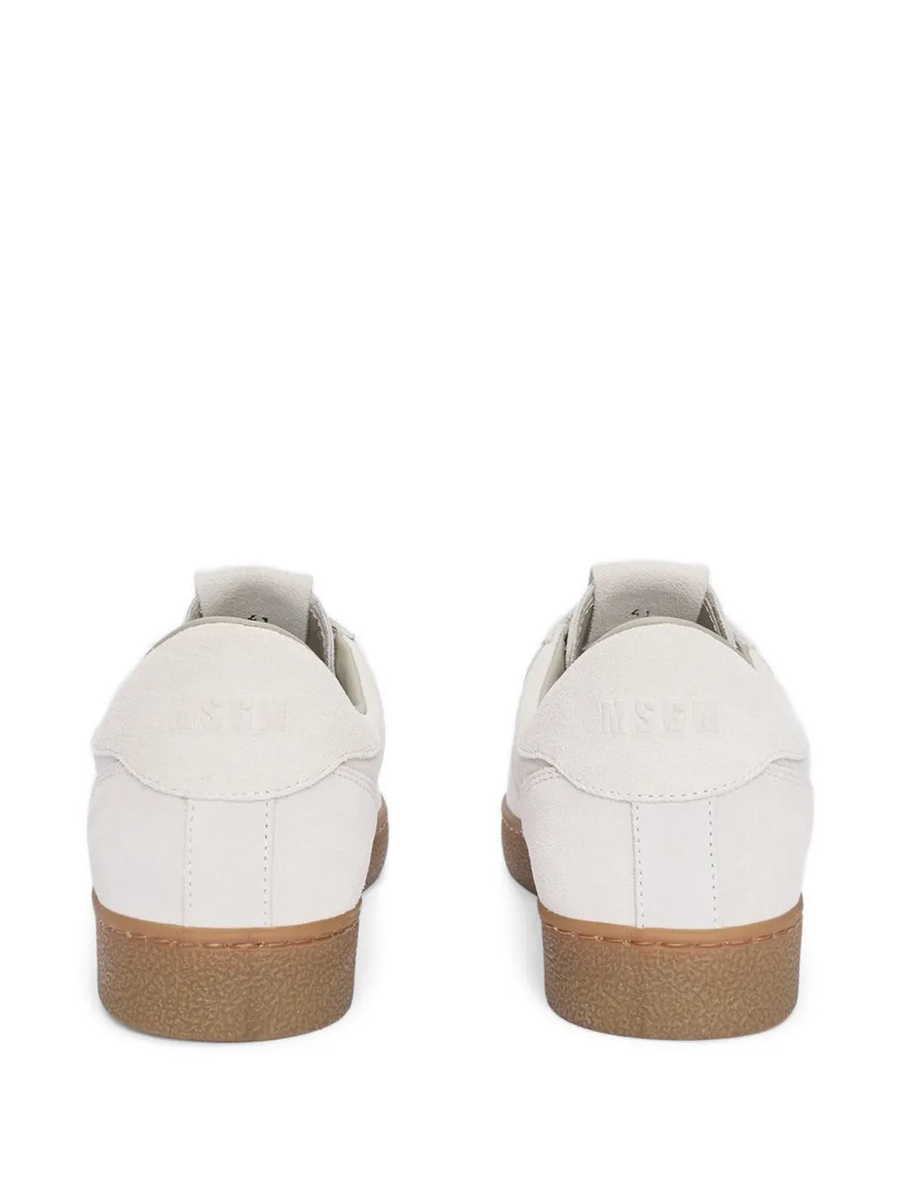 MSGM Retro Trainer sneakers met logopatch Beige