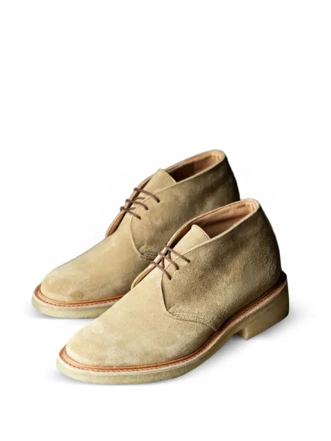 Fortela  x Trickers lace-up suede boots
