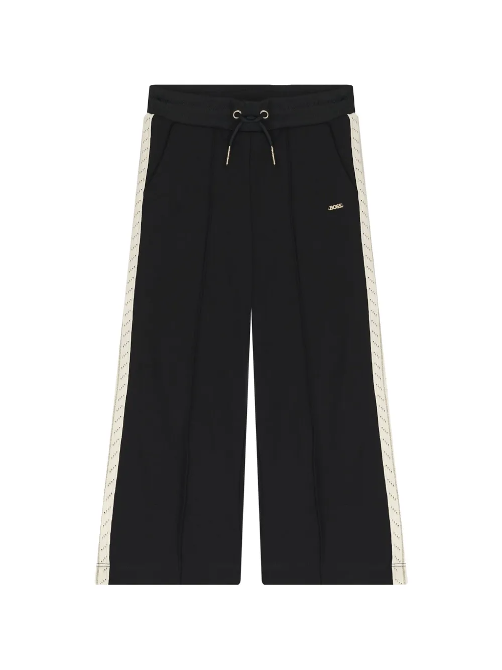 BOSS Kidswear drawstring panelled track pants - Nero