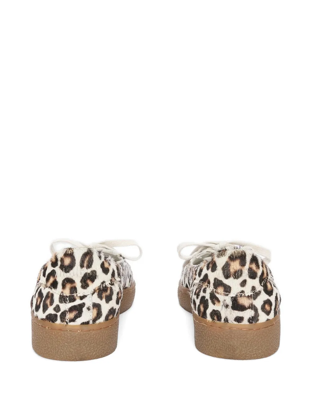 MSGM Sneakers met dierenprint en balletstijl Beige