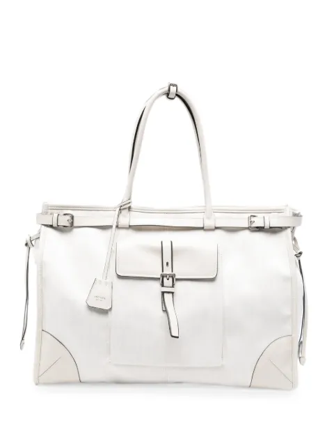 Prada buckle-detail tote bag