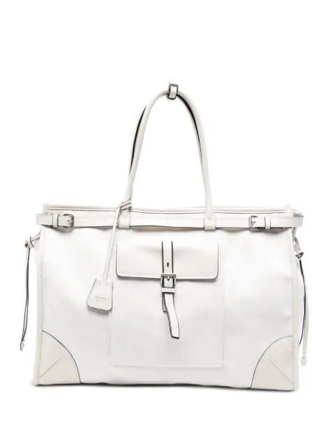 Prada buckle-detail tote bag