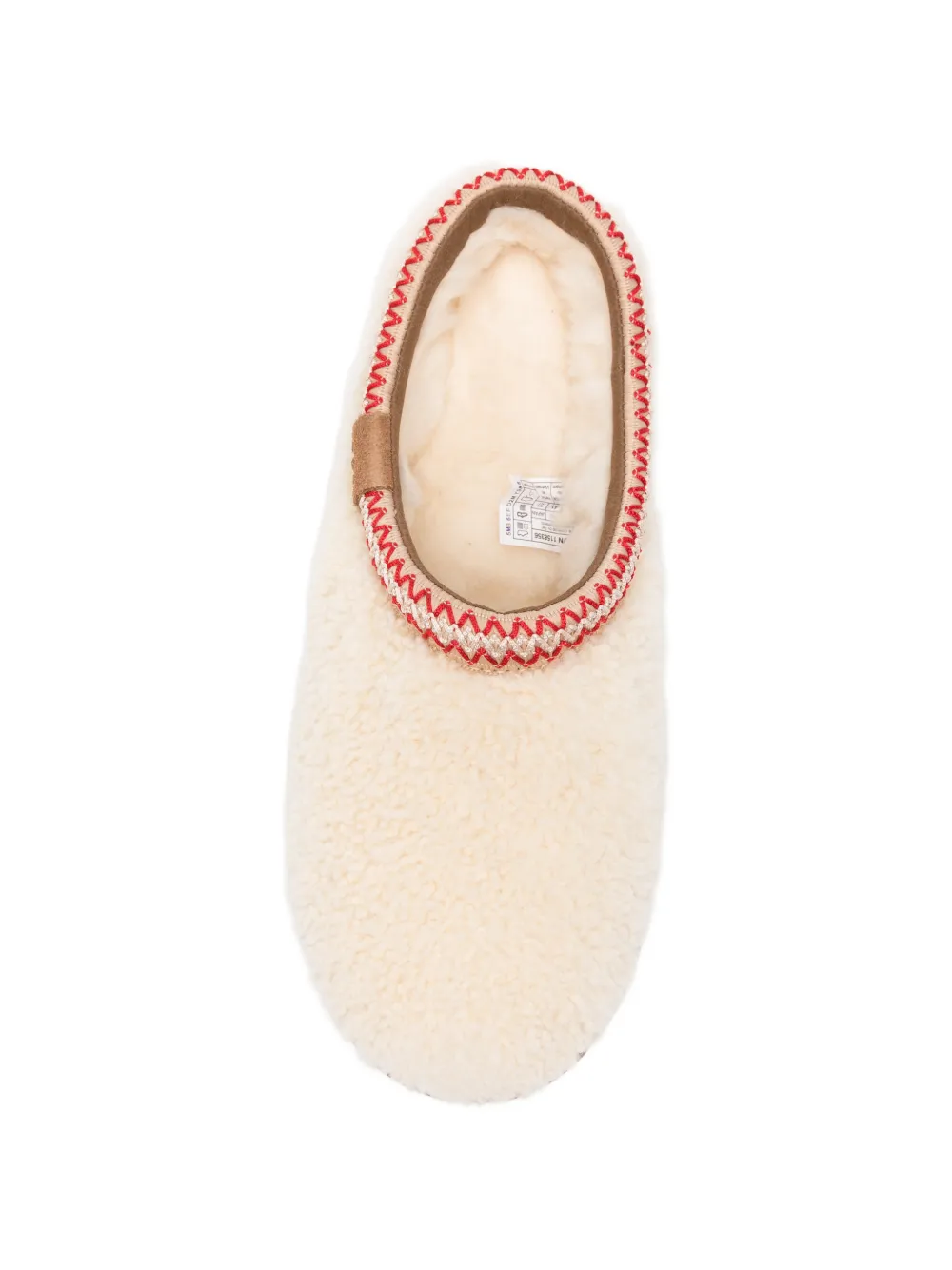 UGG Tasman Maxi curly slippers Wit