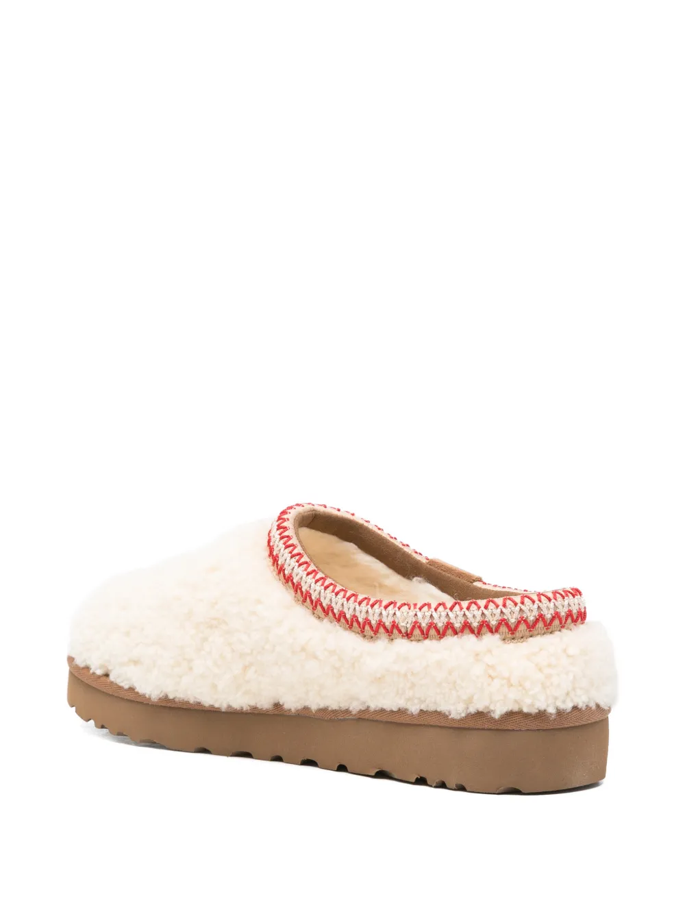 UGG Tasman Maxi curly slippers Wit