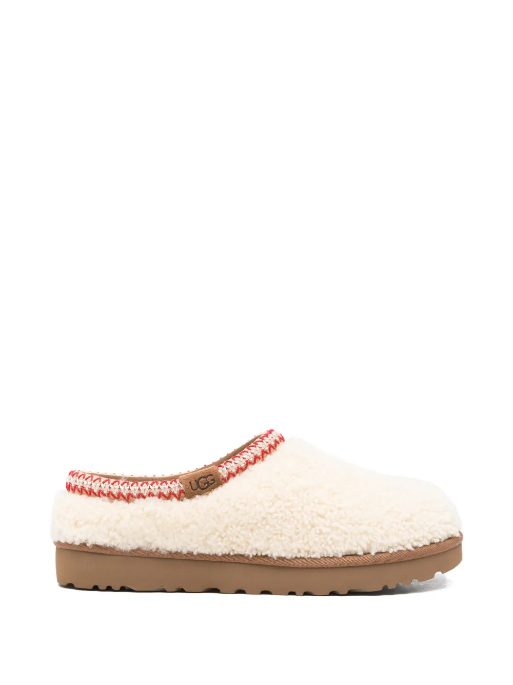 UGG Tasman Maxi curly slippers - Bianco