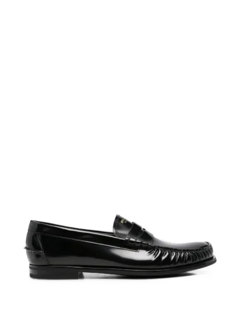 Prada logo-debossed loafers