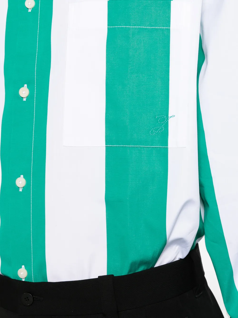 Jacquemus The Camargue shirt Groen