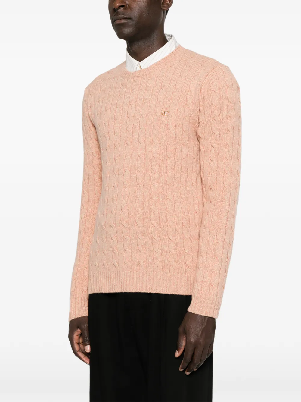 Valentino Garavani VLogo Signature kabeltrui Roze