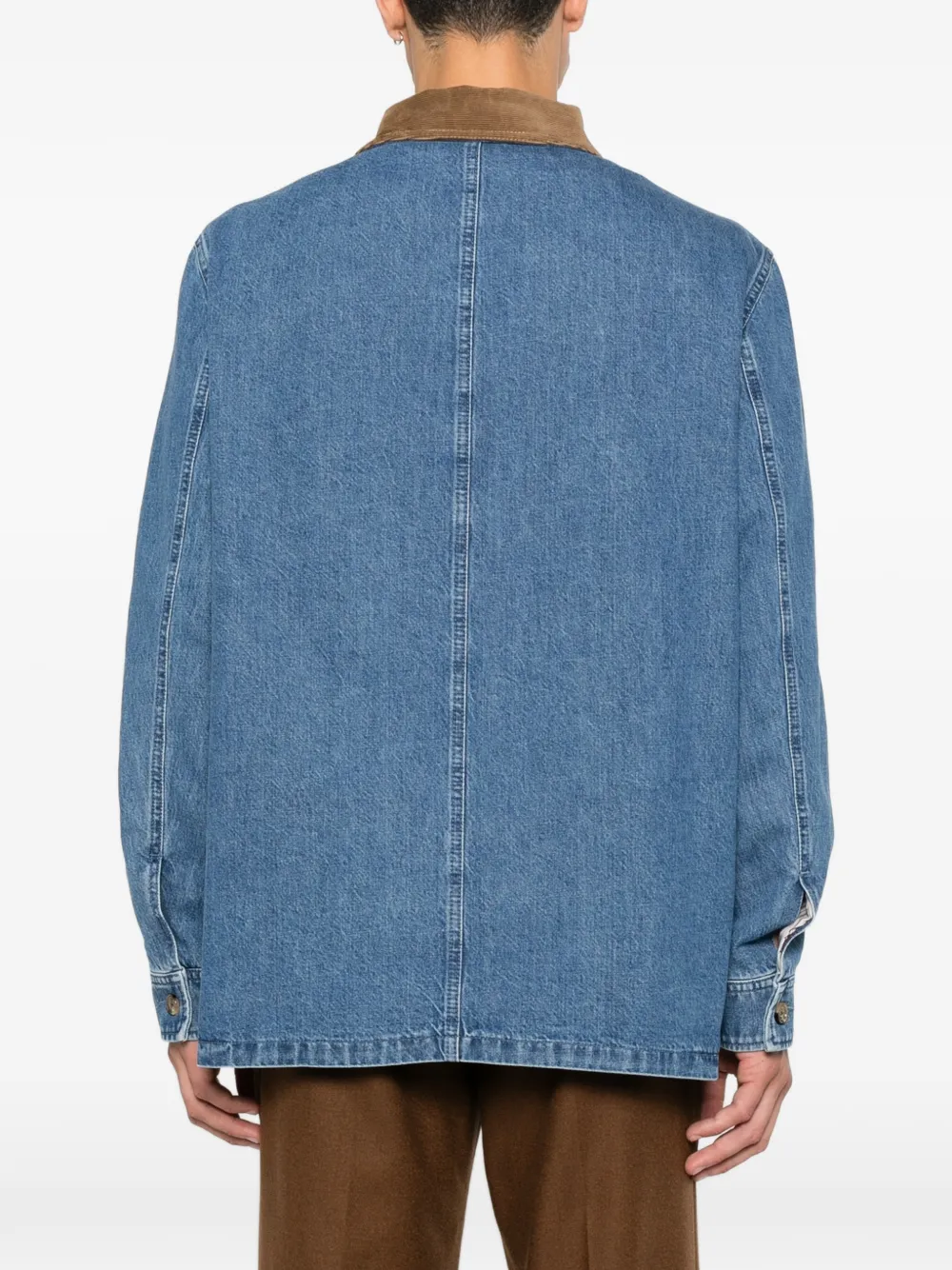 Valentino Garavani Denim jack met logopatch Blauw