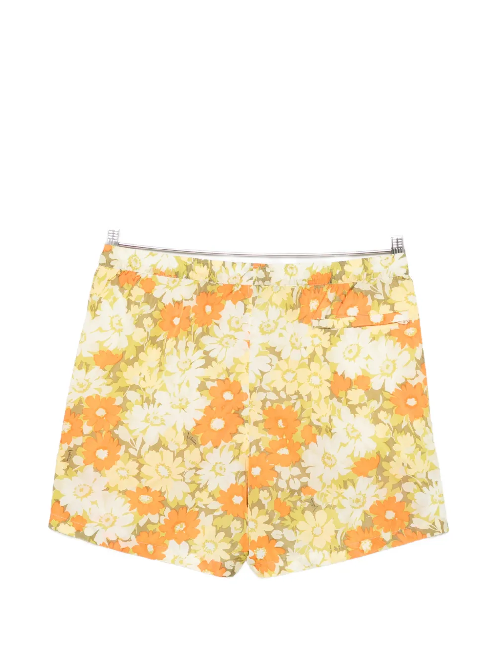 Valentino Garavani Zwembroek met bloemenprint Wit
