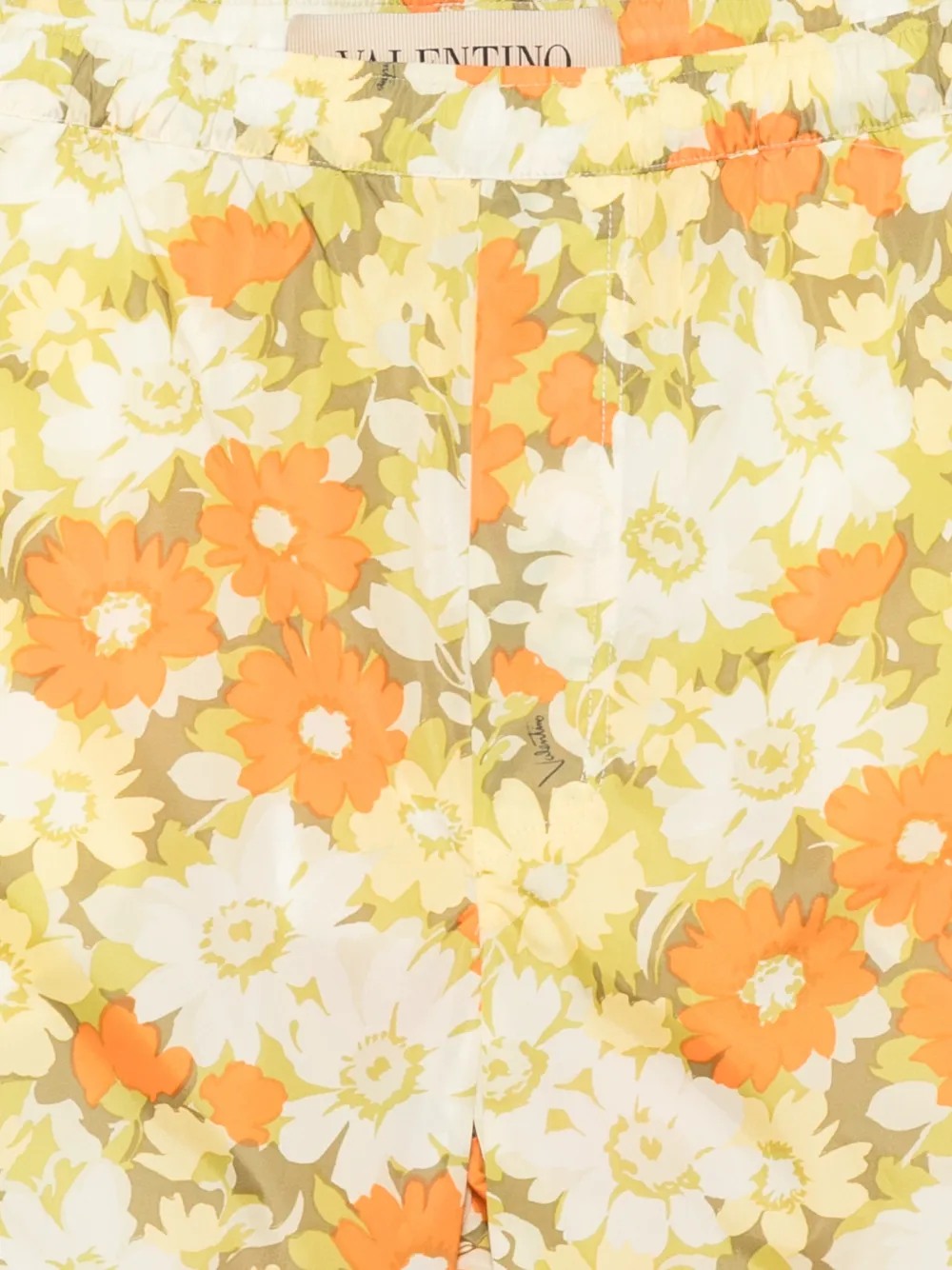 Valentino Garavani Zwembroek met bloemenprint Wit