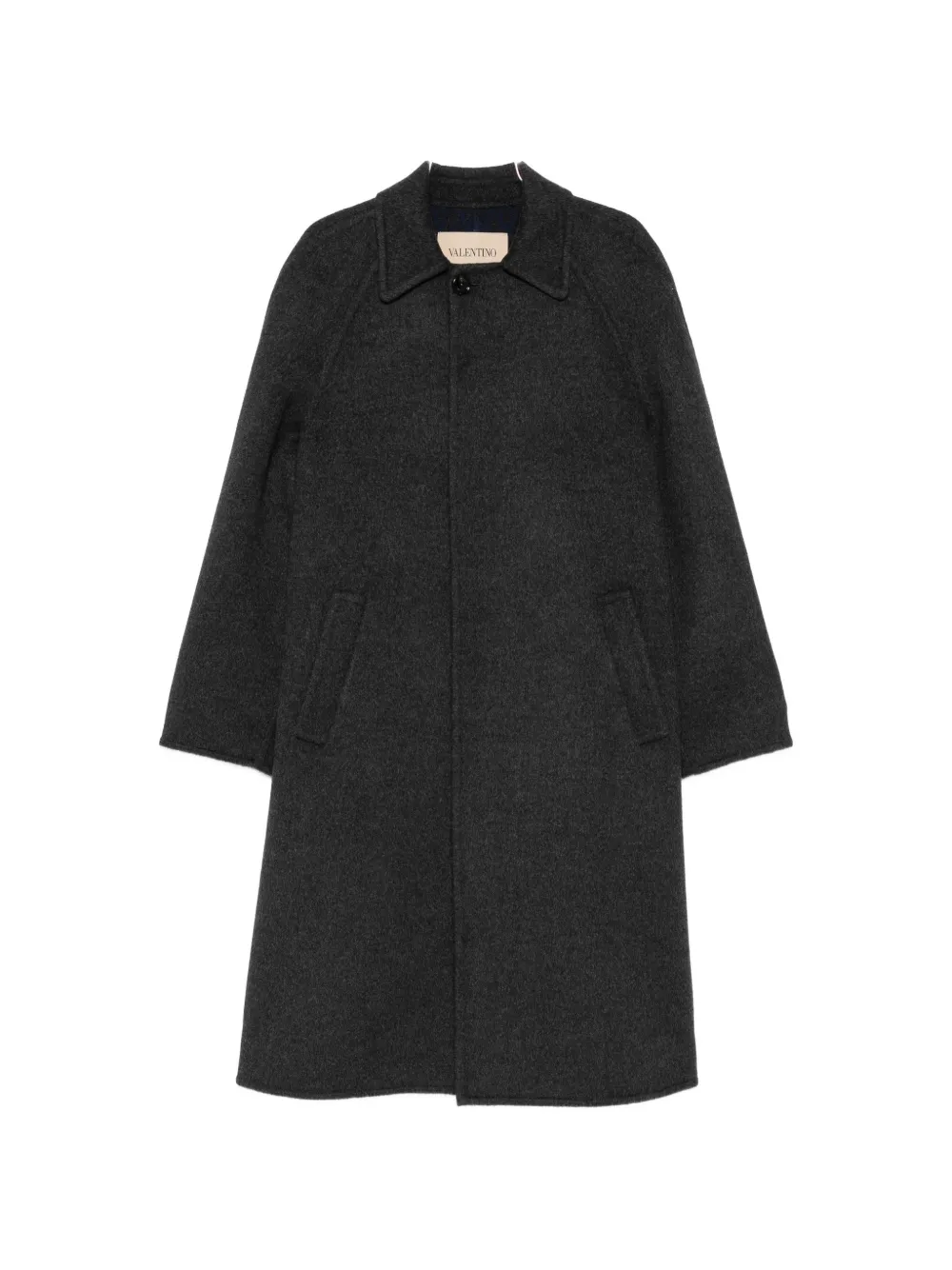 Valentino Garavani single-breasted coat - Grigio