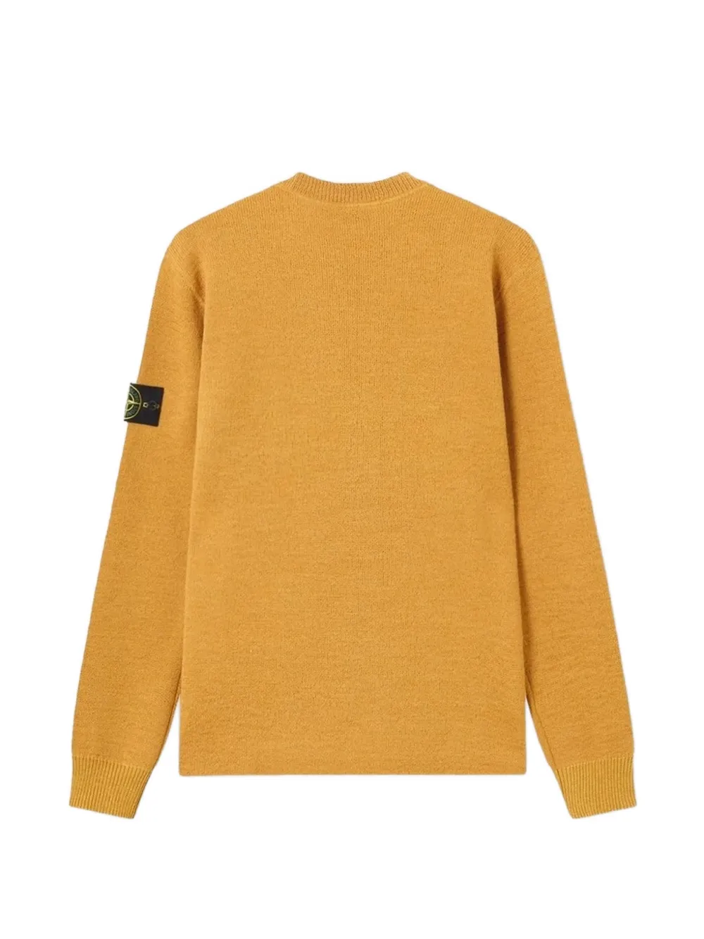Stone Island Trui met logopatch Geel