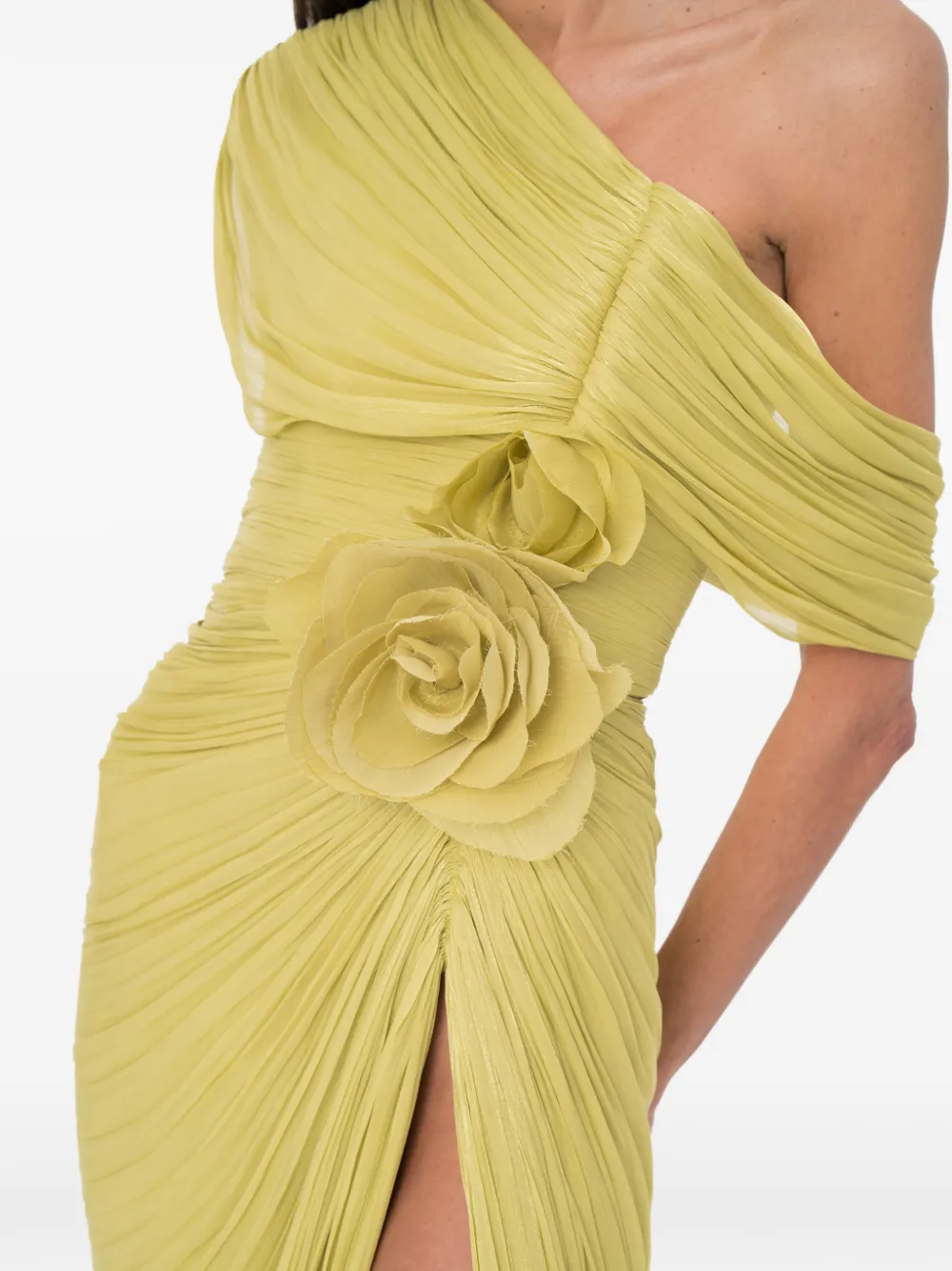 Ana Radu Blossom jurk Geel