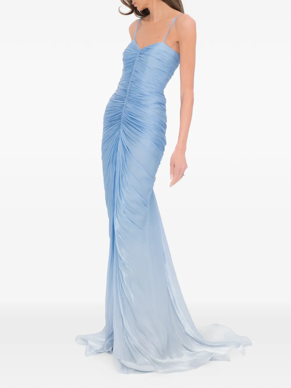 Ana Radu Ocean Whisper jurk Blauw