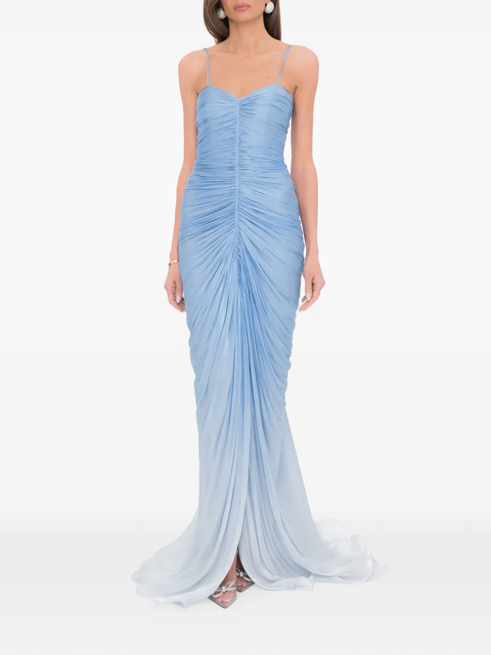 Ana Radu Ocean Whisper jurk Blauw