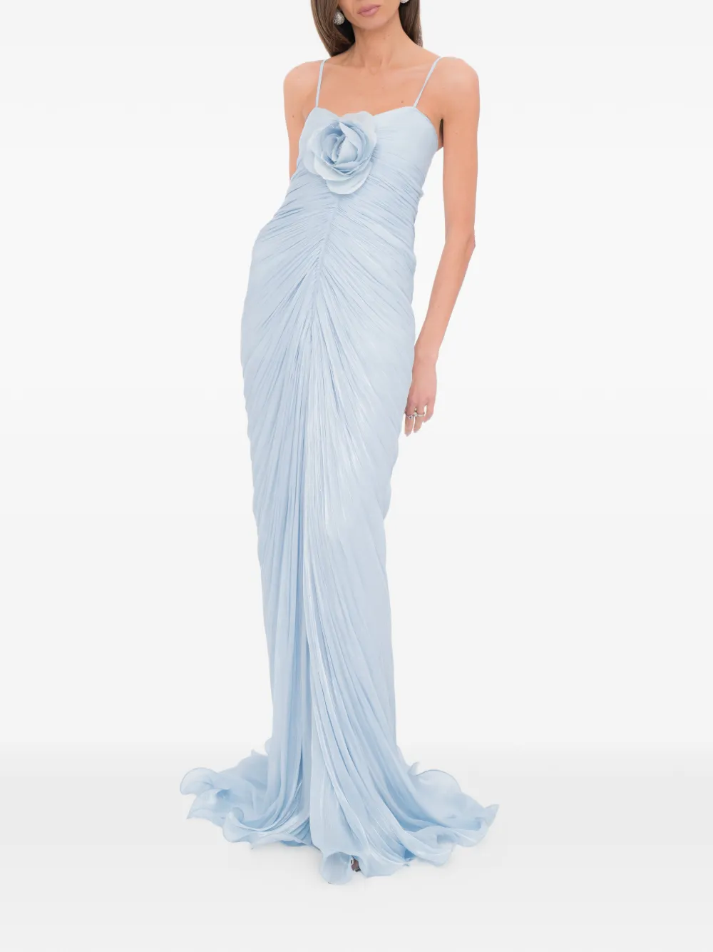 Ana Radu Bloom jurk Blauw