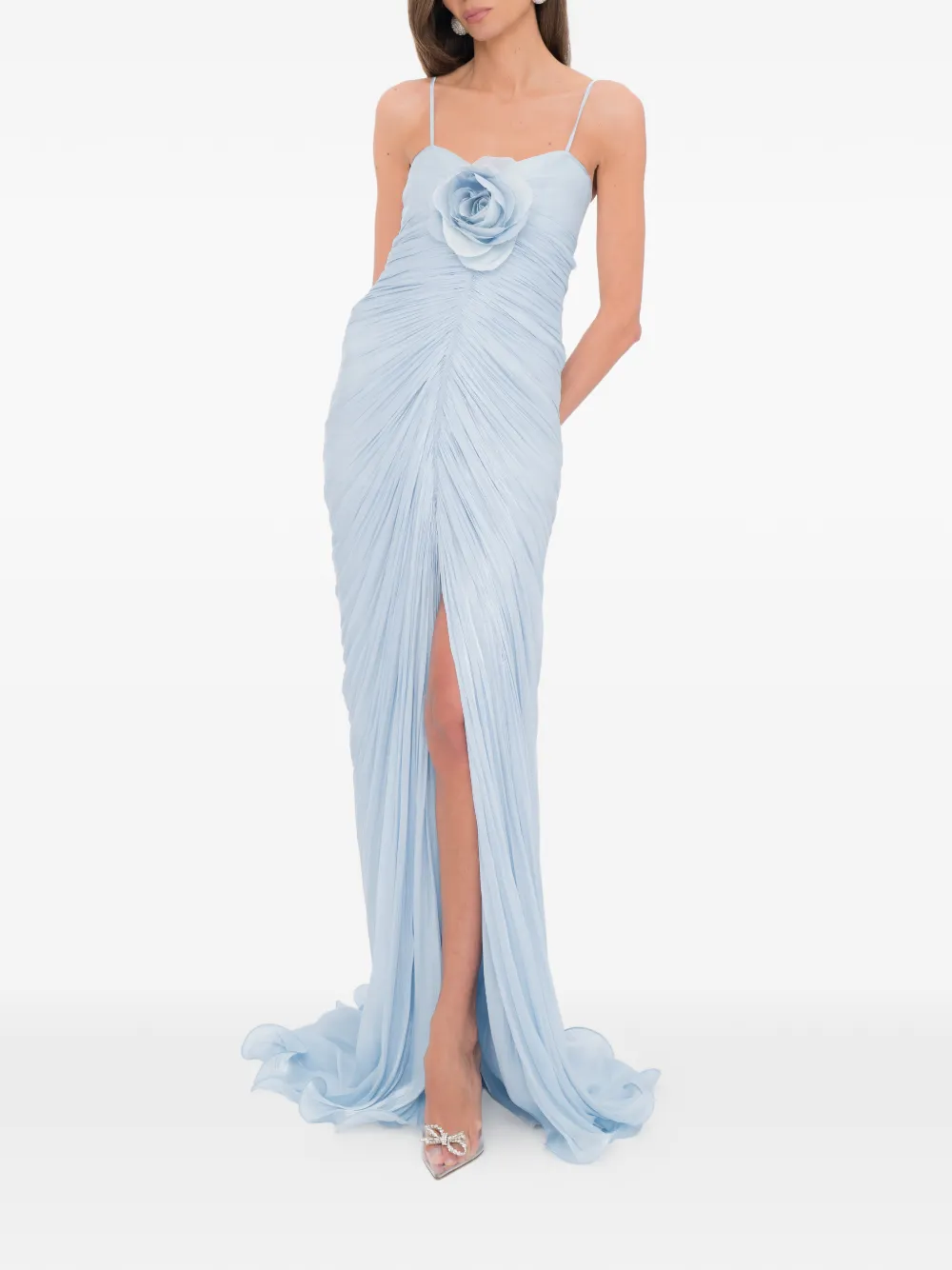 Ana Radu Bloom jurk Blauw