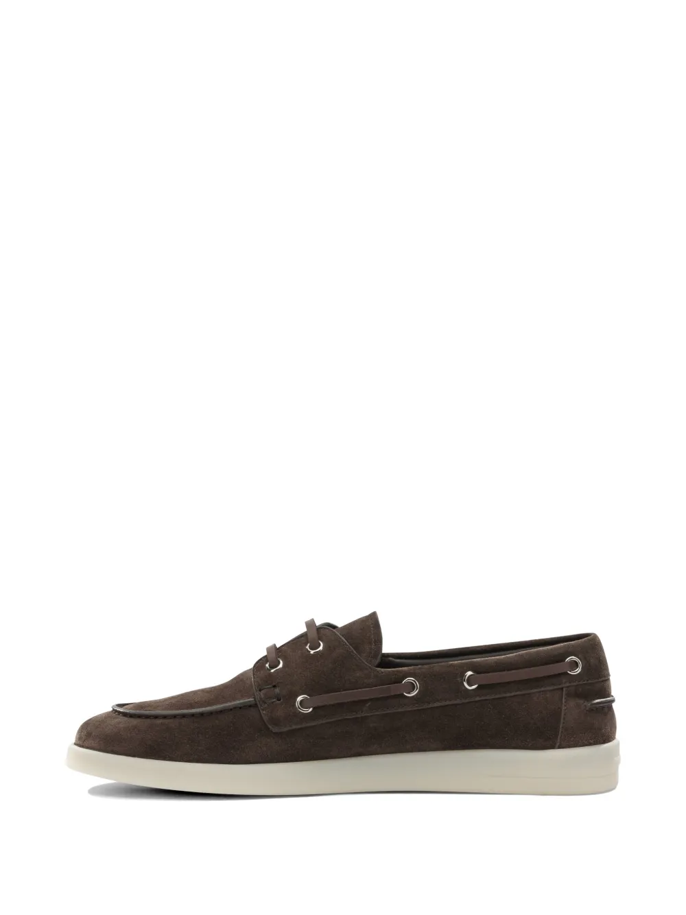 Prada lace-up suede boat shoes Bruin