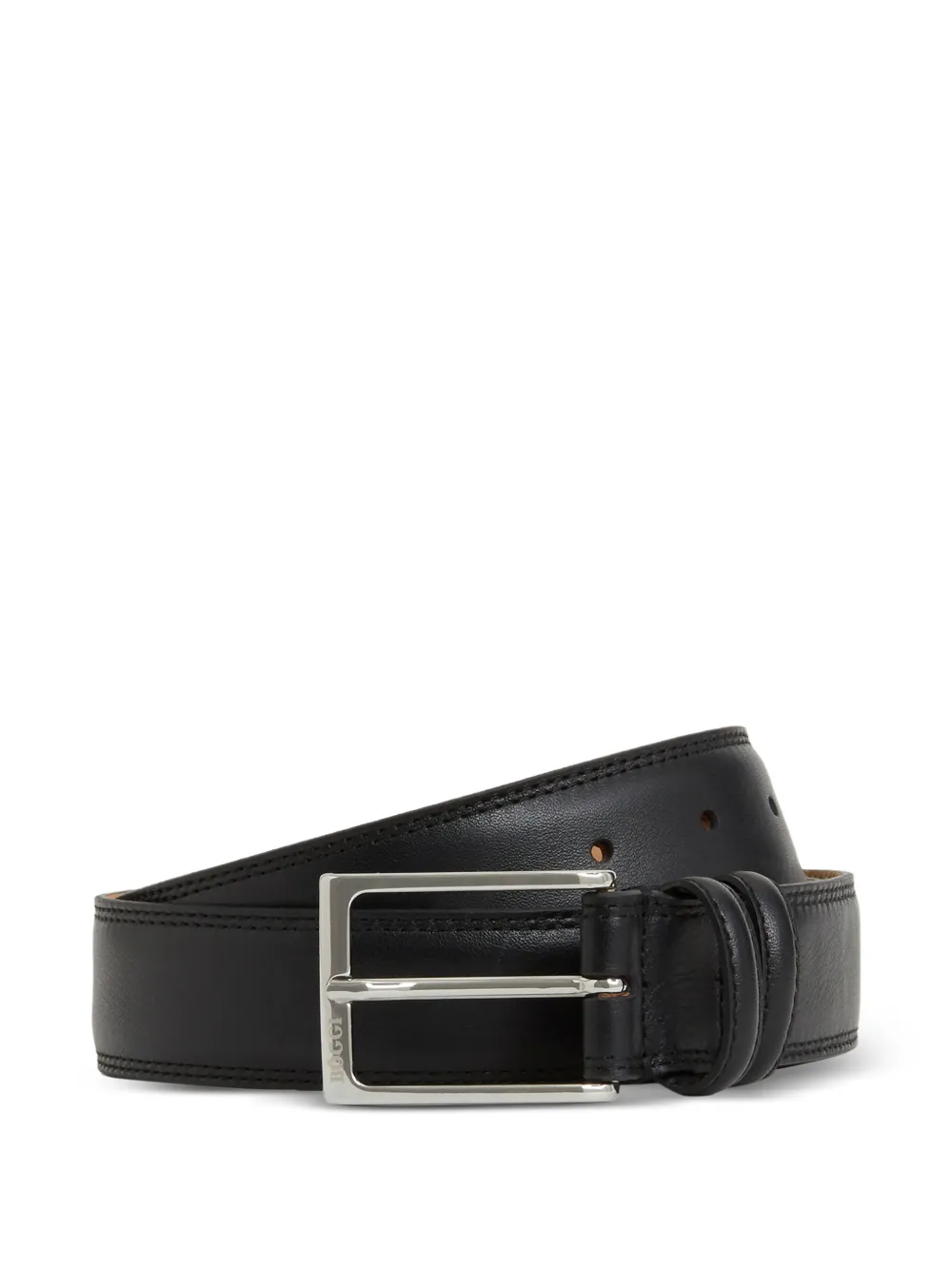 Boggi Milano Cintura con fibbia logo - Nero