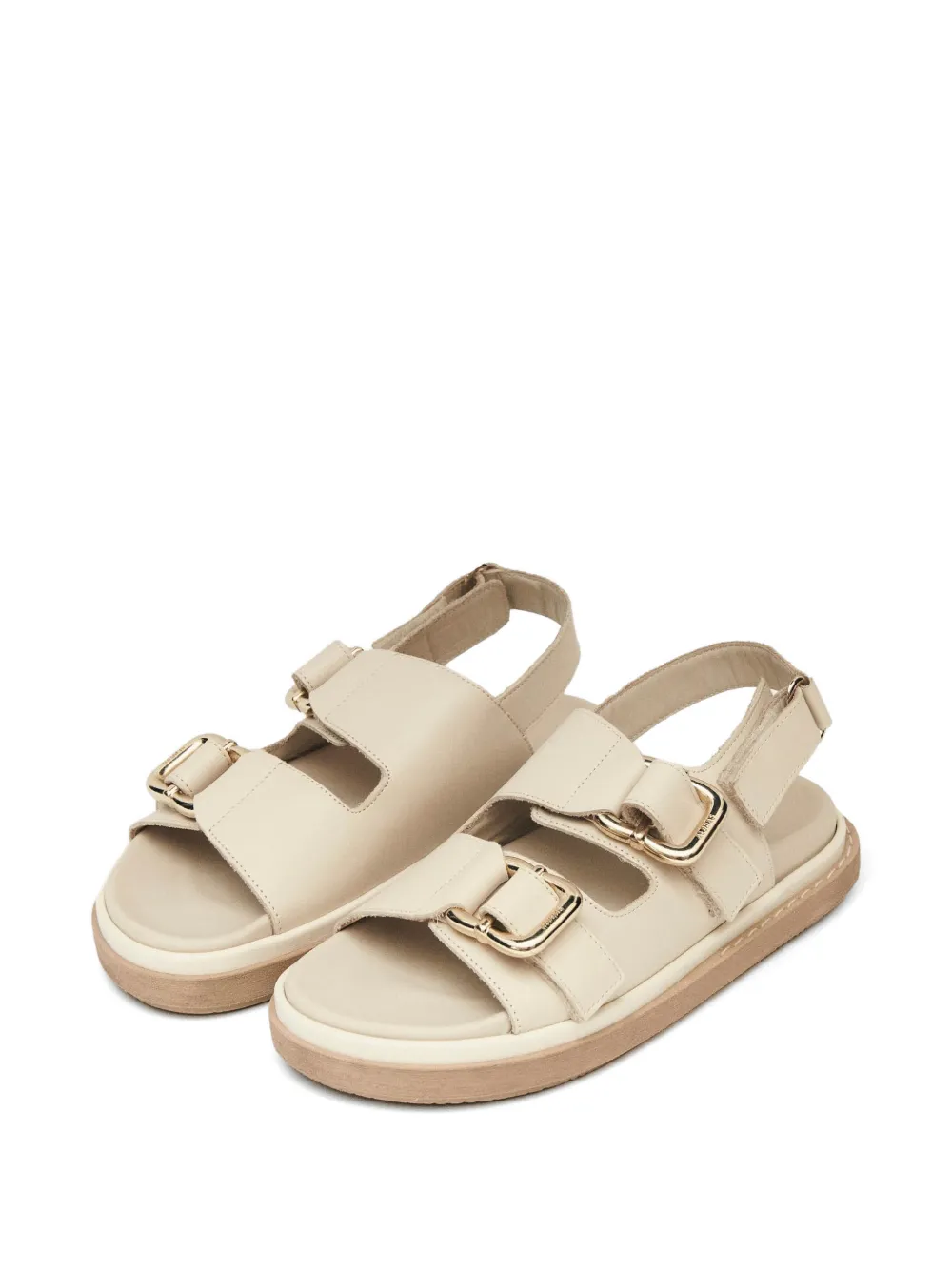 ALOHAS Harper sandalen met gesp Beige