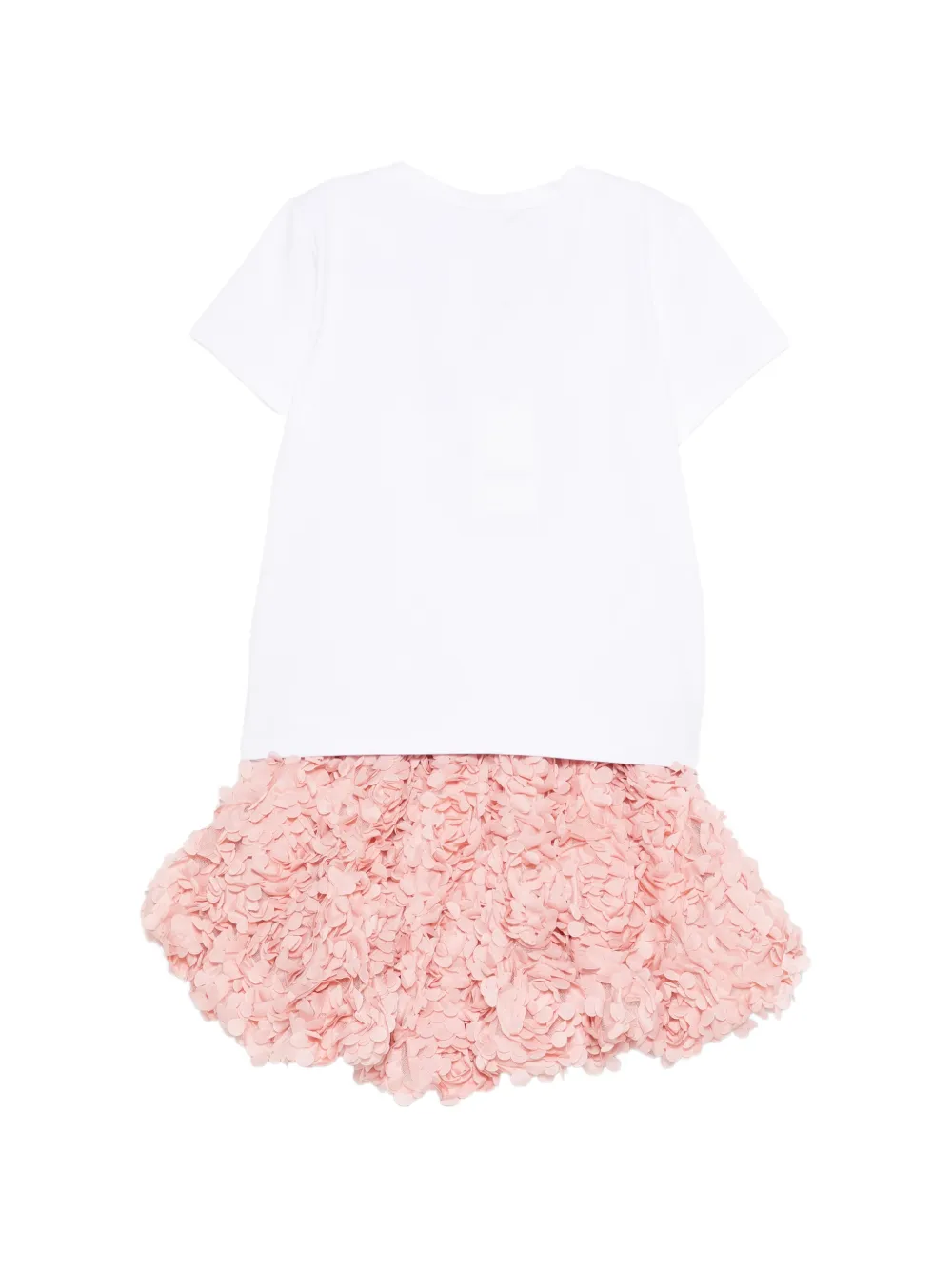Elasticated-Waistband Skirt Set