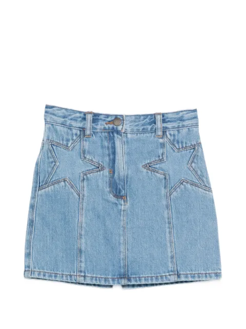 Stella McCartney Kids star-detail button-fastening skirt
