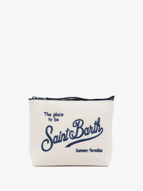 MC2 Saint Barth Aline embroidered clutch bag