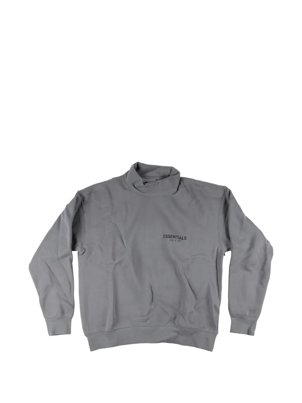 FEAR OF GOD ESSENTIALS mock-neck sweatshirt - Grigio
