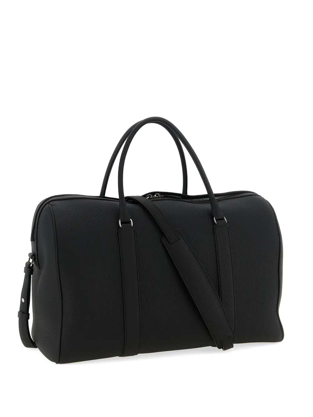 The Row Iowa leather travel bag - Nero