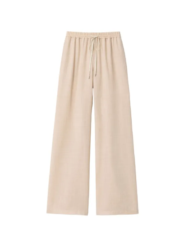 Lafayette 148 Drawstring Trousers in Neutrals