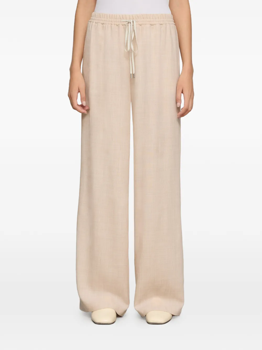  Lafayette 148 Drawstring Trousers - Neutrals 