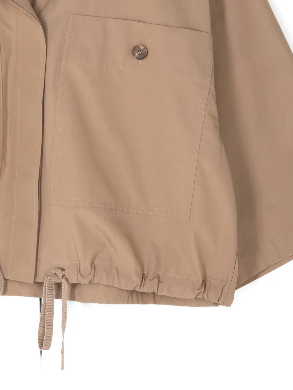  Lafayette 148 Oversized Short-sleeve Jacket - Neutrals 