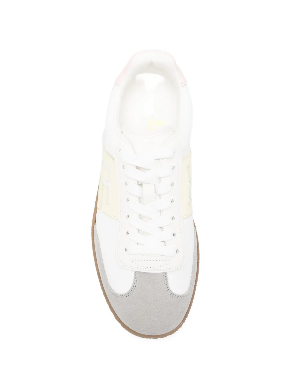 Balmain Swan leather sneakers Wit
