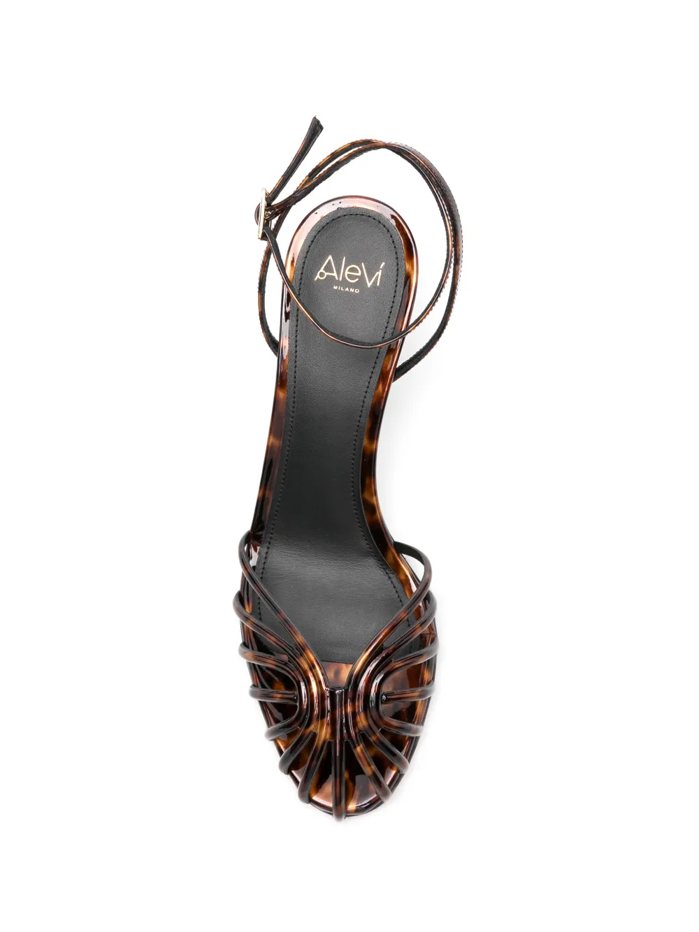 Alevì Leren sandalen Bruin