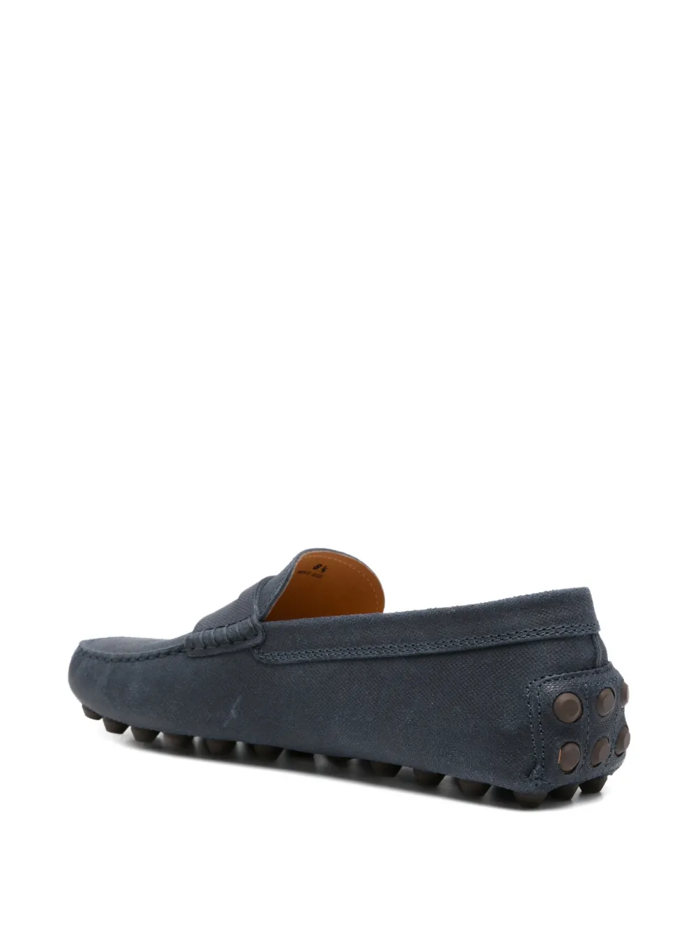Tod's leather loafers Blauw